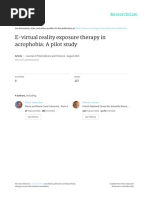 2015 E-Virtual Reality Exposure Therapy in Acrophobia a Pilot Study