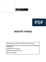 Simulation in Opnet For WDM EPON