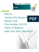 MAN 308 Business & Risk Management