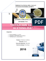 4to Informe Nitracion de La Acetanilida