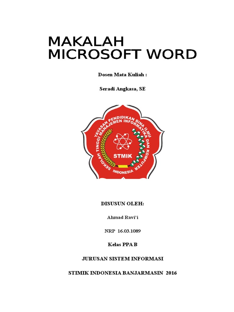 Microsoft word tutorial pdf