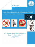 Legal Aspects of Substance and Alcohol Abuse in Ethiopia 2011
