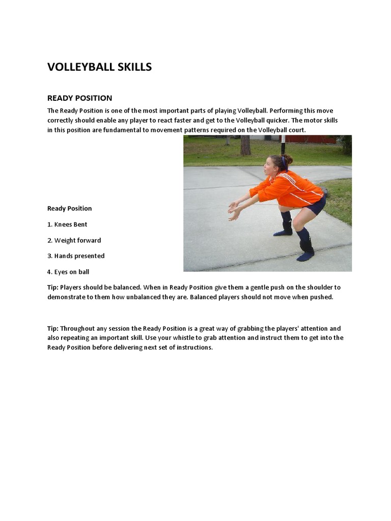 Essential Volleyball Skills for Beginners | PDF