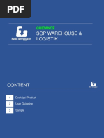 01.guidance SOP Warehouse & Logistik