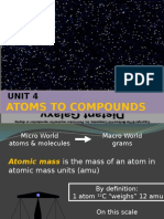 Unit 4 Atoms To Molecules