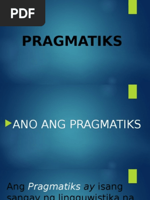Pragmatiks Pdf
