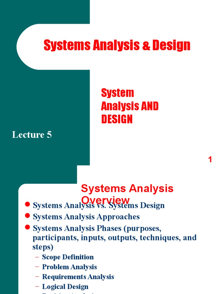 Scope Definition PDF System Design