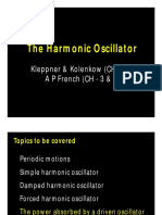 Harmonic Oscillator Up To Forced Undamped