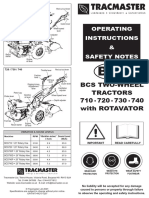 Operating BCS TWT + Rotary Hoe