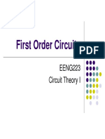 First Order Circuits