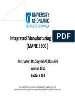 14 Integrated Manufacturing Systems Lecture #14 Slides