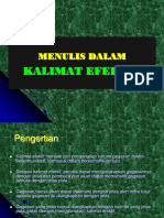 Pertemuan 6 Menulis Kalimat Efektif