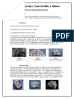 Materiales Que Conforman La Tierra