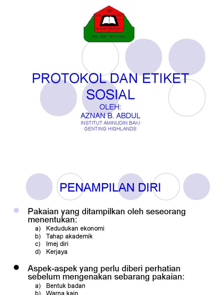 Protokol Etiket Pdf