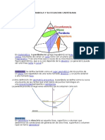 La Parabola y Su Ecuacion Cartesiana