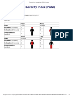 Psoriasis Area Severity Index (PASI) Calculator