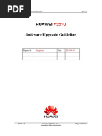 Y221U Software Upgrade Guideline(SD)
