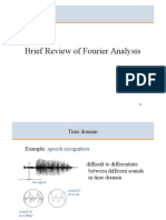 3F3 2 Brief Review of Fourier Analysis