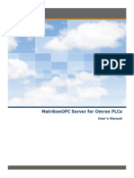 MatrikonOPC Server For OMRON User Manual