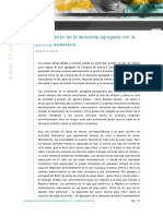 La Regulacion de La Demanda Agregada Con La Politica Monetaria