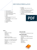 Material y Libros 1º