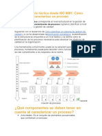 Planificación Táctica Desde ISO 9001