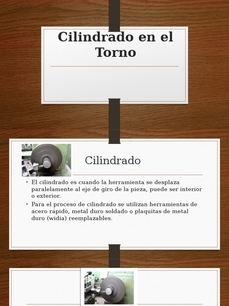 Cilindrado En El Torno Pdf