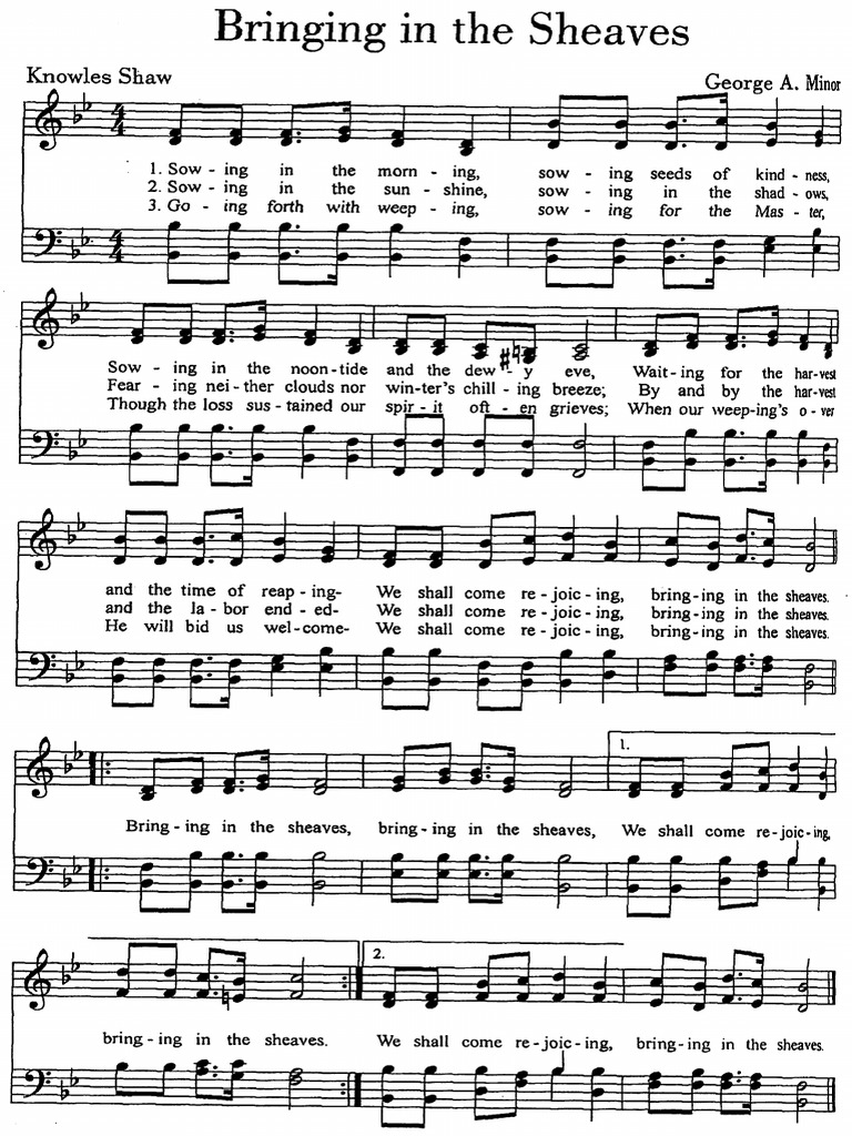 Bringing in The Sheaves PDF