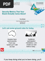 Security Metrics That Your Board Actually Cares About