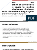 Development and Implementation of a Biomedical Informatics Course
