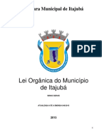 Lei Organica Municipal Itajubá