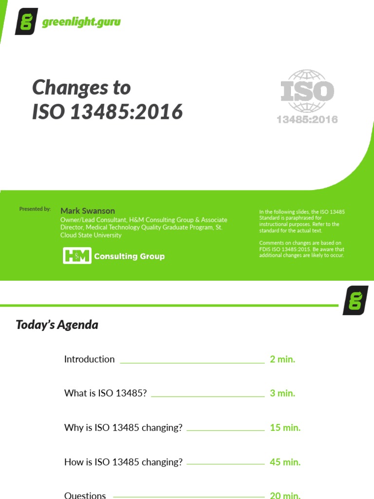 Understanding ISO 134852016 | PDF | Quality Management System | Medical ...