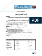 Expressoes Numericas in