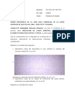 Subsanación Laudo Arbitral - PERU 2016