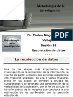 19 Sesión - Recolección de Datos