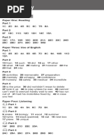 Answer Key: Practice Test