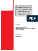Cap-1 Norma de Caracterizacion Hospital de Segundo Nivel