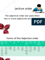 Adjectives Order 1