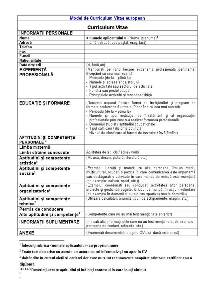 CV Model | PDF