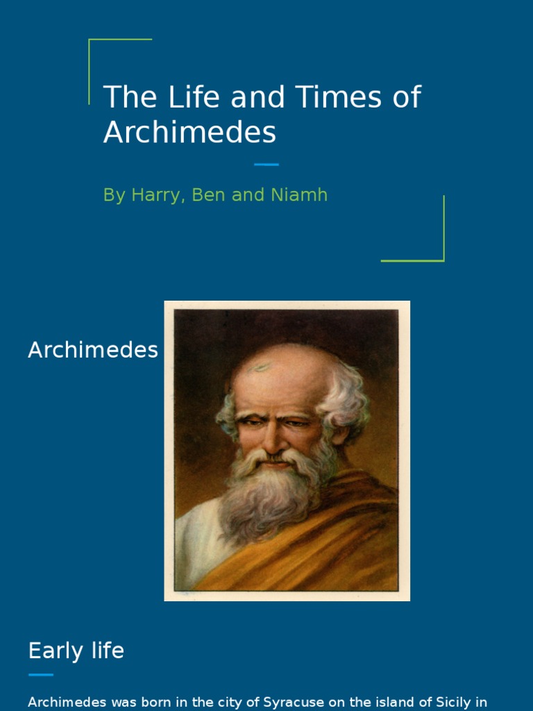 Archimedes and His Numbers - Biography Books for Kids 9-12 Children's Biography Books [Book]