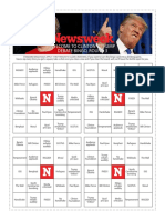 Newsweek Clinton V. Trump Debate Bingo, Round 3!