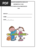 2º Ano Avaliação Diagnóstica de Matemática 2016