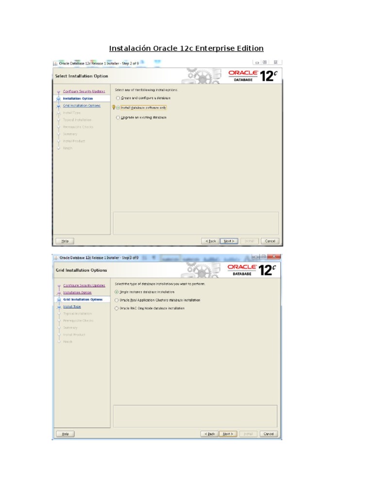 Instalando Oracle 12c | PDF