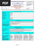 EWY 100S Subject Guide