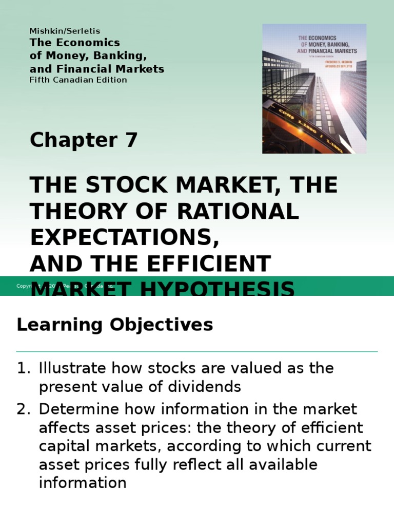 The Stock Market, The Theory of Rational Expectations, and The