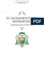 Sacramento Del Matrimonio