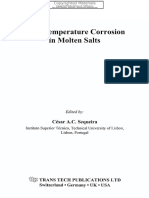 High Temperature Corrosion in Molten Salts PDF