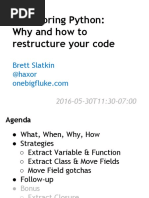 Brett Slatkin - Refactoring Python