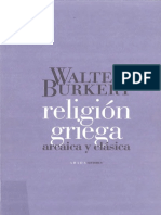Burkert Walter - Religion Griega - Arcaica Y Clasica PDF