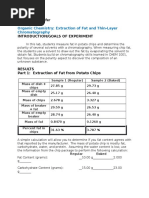 Lipids and Paper Chromatography | PDF | Fat | Solvent